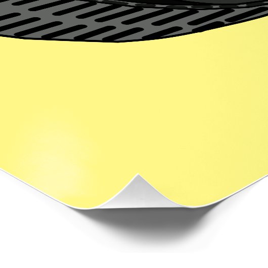 Tank-Cartoon-Abbildung Poster (Ecke)