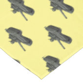 Tank-Cartoon-Abbildung Tischdecke (Schrägansicht)