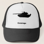 Tank Courage Truckerkappe (Vorderseite)