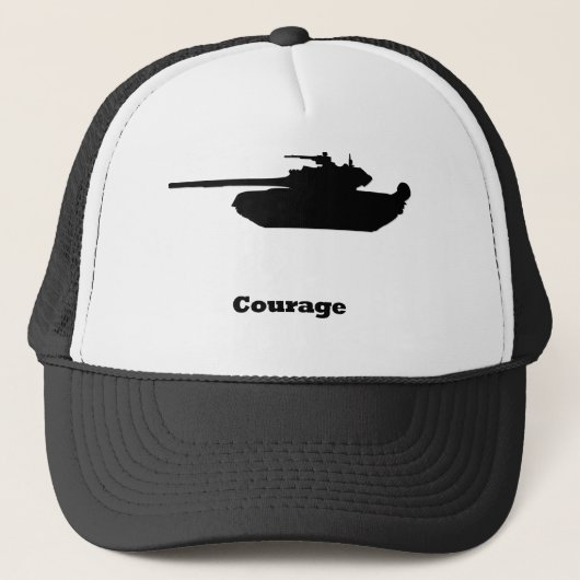 Tank Courage Truckerkappe (Vorderseite)