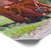 Tank der Bäcker, Straße nach Boreas Pass, Colorado Poster (Ecke)