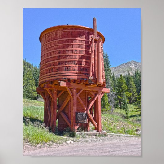 Tank der Bäcker, Straße nach Boreas Pass, Colorado Poster (Vorne)