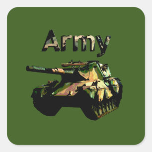 Tank der grünen Khaki-Armee, Stickers