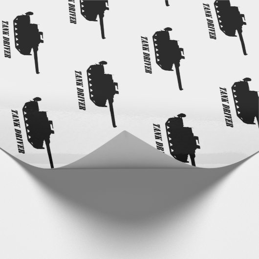 . Tank Driver Geschenkpapier (Ecke)