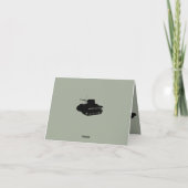 Tank Ewe Funny Danke, Karten (Rückseite)