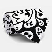 Tank für Schwarz-Weiß-Ghost-Muster Krawatte (Gerollt)