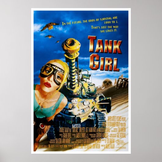 Tank Girl 1995 Poster (Vorne)