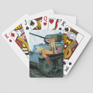 Tank Girl Pin-Up Spielkarten