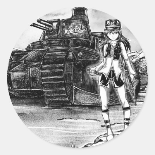 Tank Girl Sticker (Vorderseite)