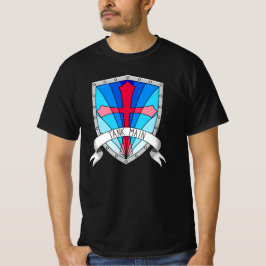 Tank Main Gamer Blue Red Cartoon Shield