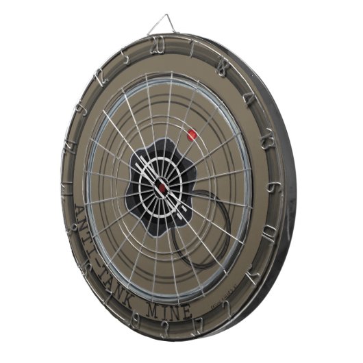 Tank-Minen im Ölvorrat Dartscheibe (Vorderseite rechts)