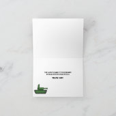 Tank Party Vielen Dank Dankeskarte (Innenseite)