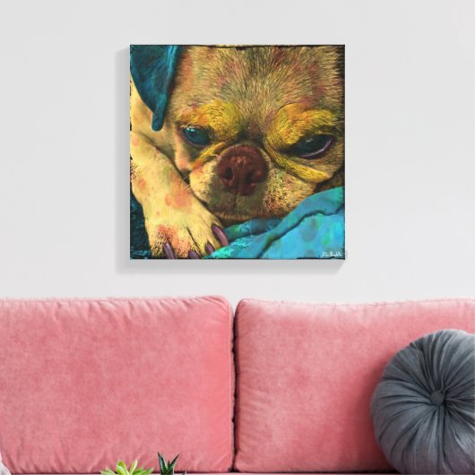 Tank Pop Art Leinwanddruck (Insitu (Wohnzimmer))