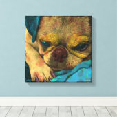 Tank Pop Art Leinwanddruck (Insitu (Holzboden))