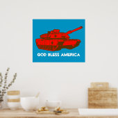 Tank Print Poster (Küche)