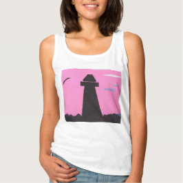 Tank Top mit Leuchtturmszene