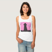 Tank Top mit Leuchtturmszene (Vorderseite Vollansicht)