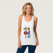 Tank Top mit romantischem Paar - Liebe (Vorderseite Vollansicht)