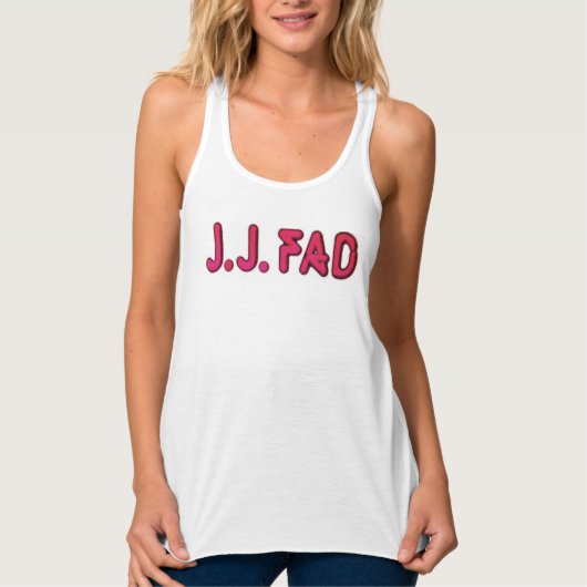 Tank Top, Racerback, jjfad, supersonic, Top (Vorderseite)