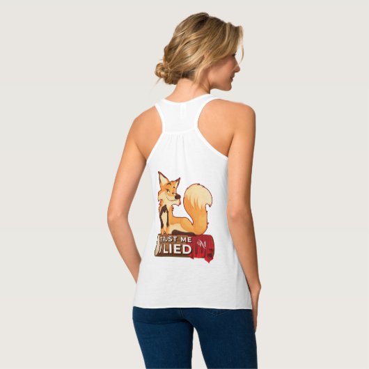 Tank Top : Trust Me (weiß) (Rückseite Vollansicht)