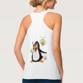 Tank Top Womens Pinguin Bumblebee (Rückseite)
