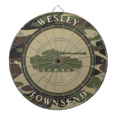 Tank und Camouflage Dartscheibe (vorne)