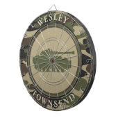 Tank und Camouflage Dartscheibe (Vorderseite rechts)