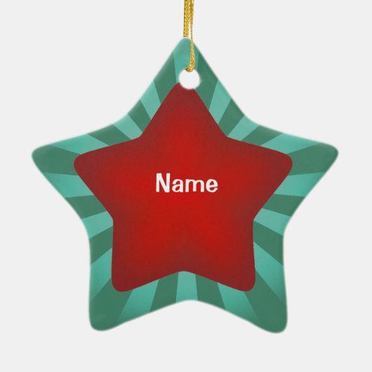 Tank Weihnachtsschmuck (Hinten)