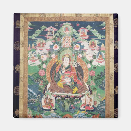 Tanka von Padmasambhava, c.749 AD Magnet (Vorne)