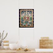 Tanka von Padmasambhava, c.749 AD Poster (Küche)