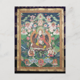 Tanka von Padmasambhava, c.749 AD Postkarte
