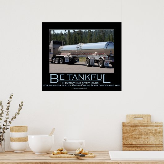 tankbar poster (Küche)