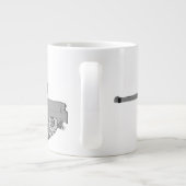 Tanker - Armor - "Bester Job, den ich je hatte" Jumbo-Tasse (Rückseite)