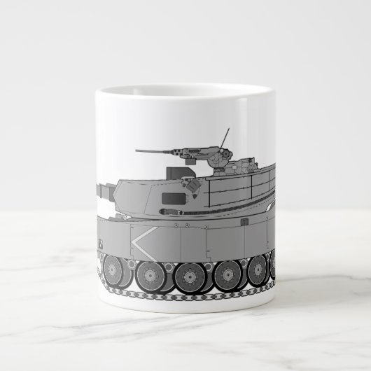 Tanker - Armor - "Bester Job, den ich je hatte" Jumbo-Tasse (Vorderseite)