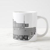 Tanker - Armor - "Bester Job, den ich je hatte" Jumbo-Tasse (Rechts)