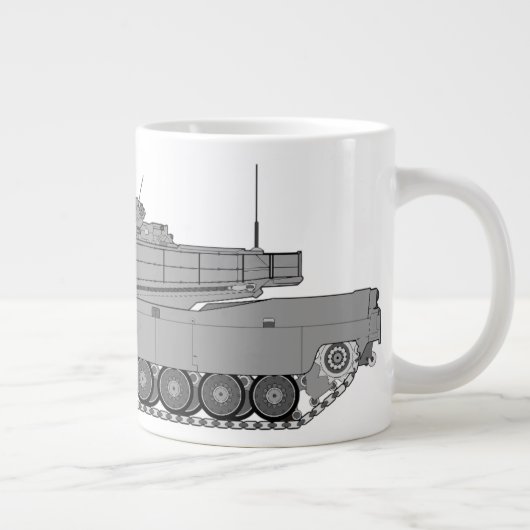 Tanker - Armor - "Bester Job, den ich je hatte" Jumbo-Tasse (Rechts)