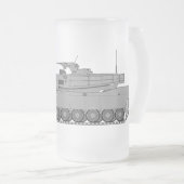 Tanker - Bester Job, den ich je hatte Mattglas Bierglas (VorderseiteRechts)