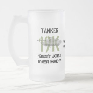 Tanker - bester Job, den ich überhaupt mit Ihrem Mattglas Bierglas
