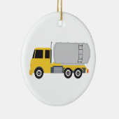 Tanker LKW Keramik Ornament (Rechts)