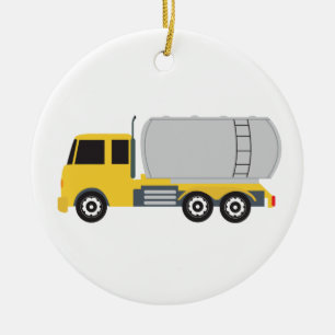 Tanker LKW Keramik Ornament