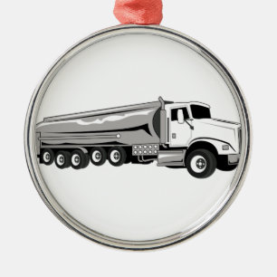 Tanker-LKW Ornament Aus Metall