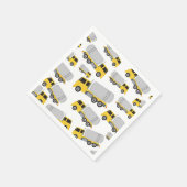 Tanker LKW Serviette (Ecke)