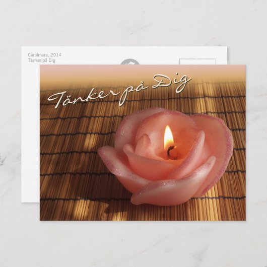 Tänker på Dig CC0491 Postkarte (Vorne/Hinten)