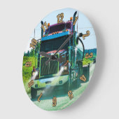 Tankerzisternuhr für Lkw-Fahrer Wall Clock Große Wanduhr (Winkel)