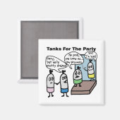 Tanks Party Magnet (Vorderseite/Rückseite)