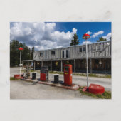 Tankstelle am Alaska Highway in Kanada Postkarte (Vorderseite)