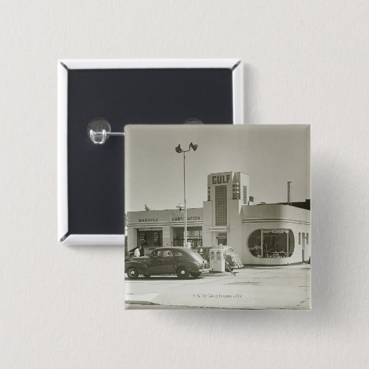 Tankstelle Button (Vorne & Hinten)