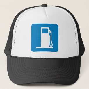 Tankstelle-Landstraßen-Zeichen Truckerkappe