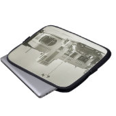 Tankstelle Laptopschutzhülle (Vorne Knopf)