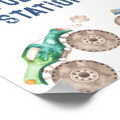 Tankstelle Monster Truck Poster (Ecke)